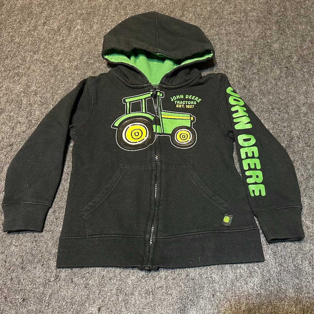 John Deere Size 4T Zip up Jacket  (A-7)